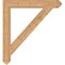 Ekena Millwork Traditional Arts & Crafts Smooth Bracket, Western Red Cedar, 5 1/2"W x 44"D x 48"H BKT06X44X48TRA03SWR - alternate 4